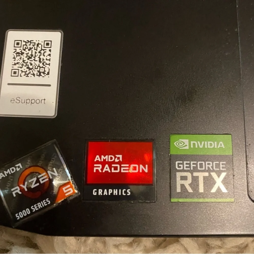 Lenovo Black Laptop with Illuminated Keyboard
